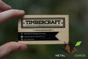 Metal business cards